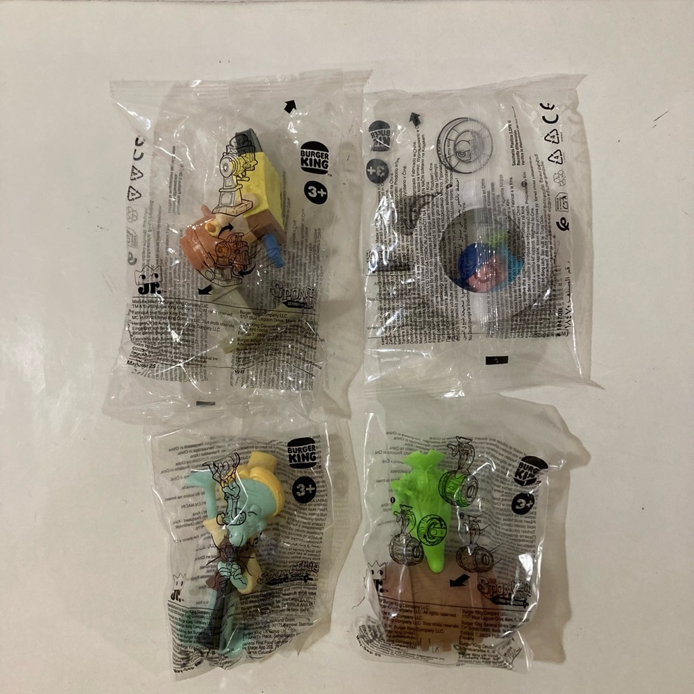 2025 SpongeBob Squarepans Burger King Toys